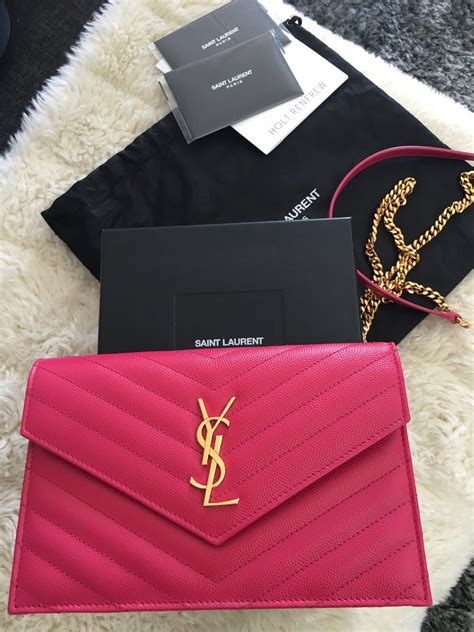 ysl hot pink purse|yves saint laurent purse price.